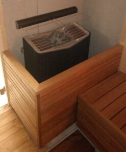 Stufa per sauna Tylo in funzione